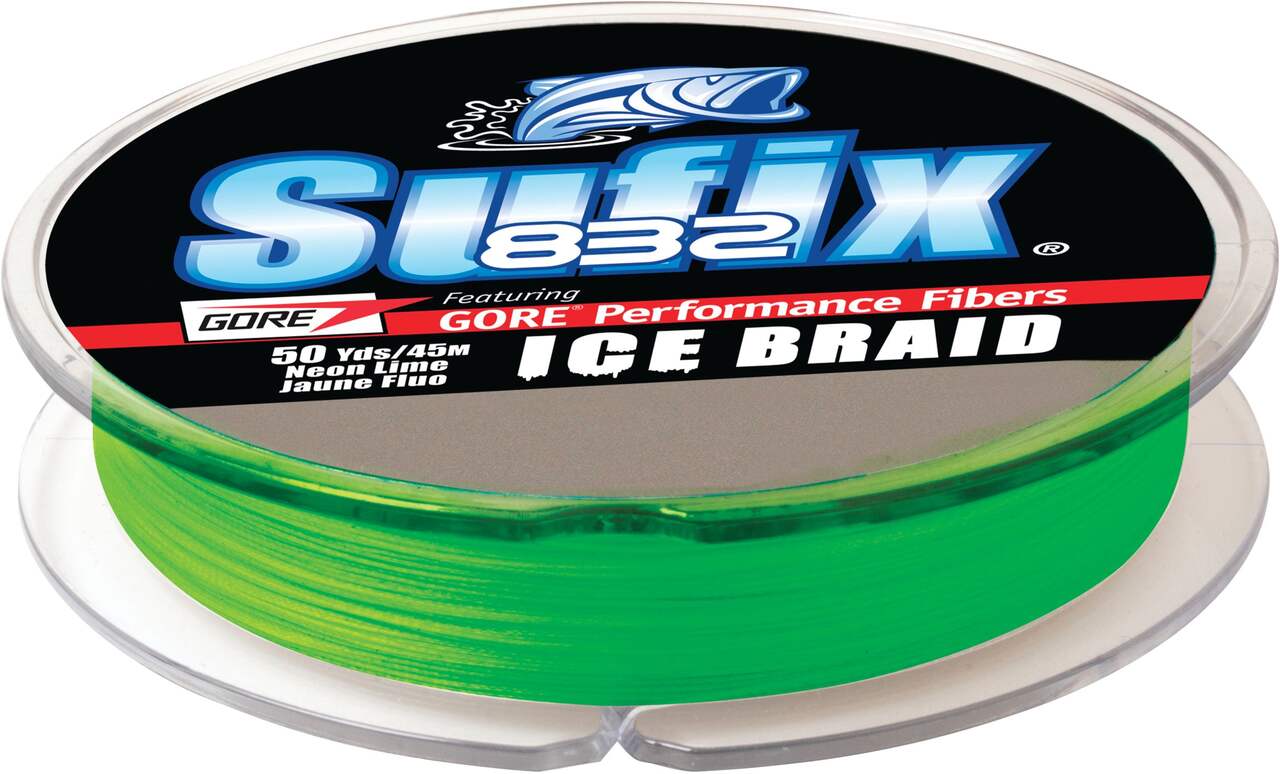 832 Ice Braid 4 lb Neon Lime
