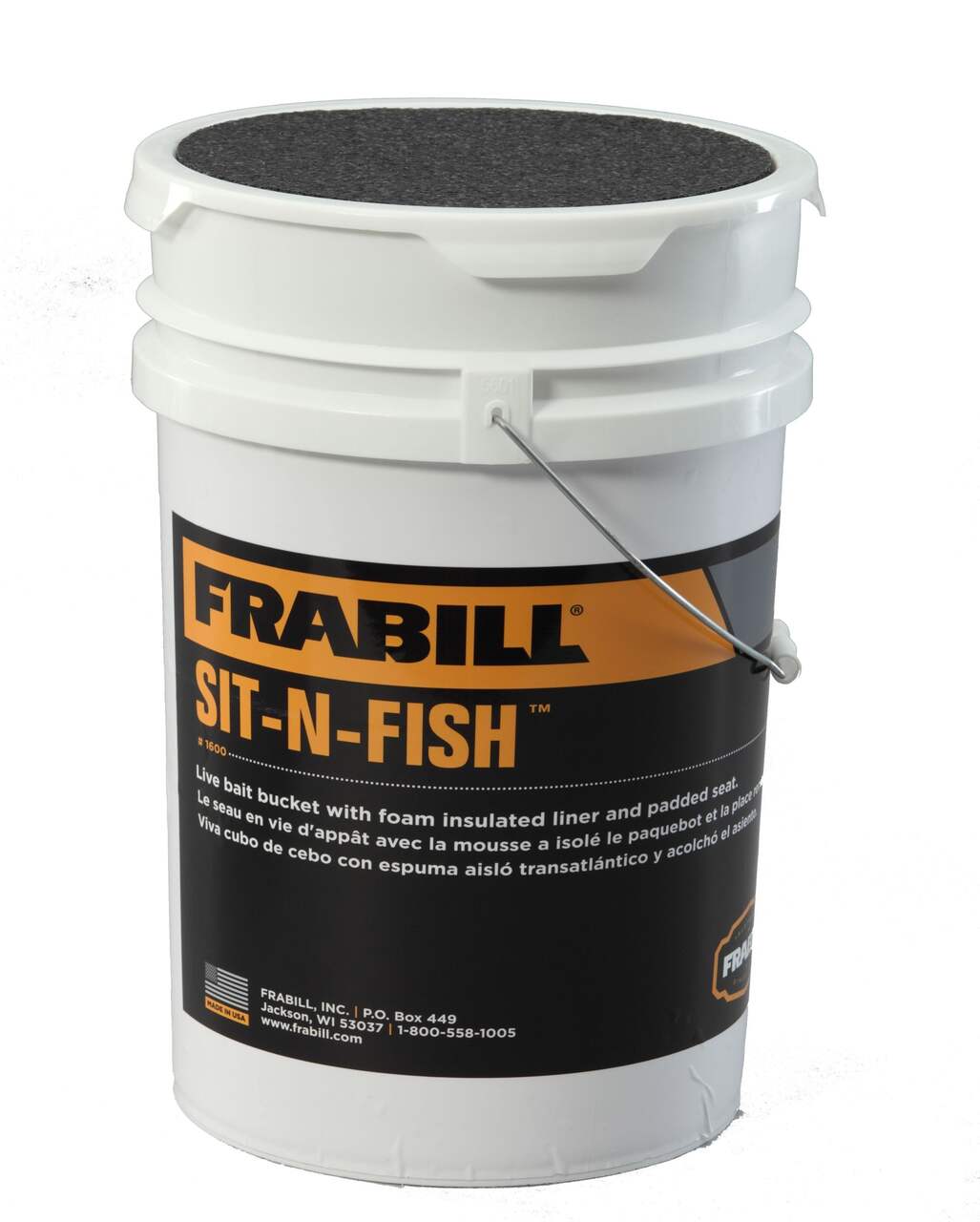 Frabill Ice Fishing Sit-N-Fish Insulated Bucket