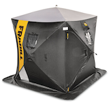 Frabill Ice Fishing HQ100 Shelter, 4-6 person Front_Three_Fourths_Angled_Left