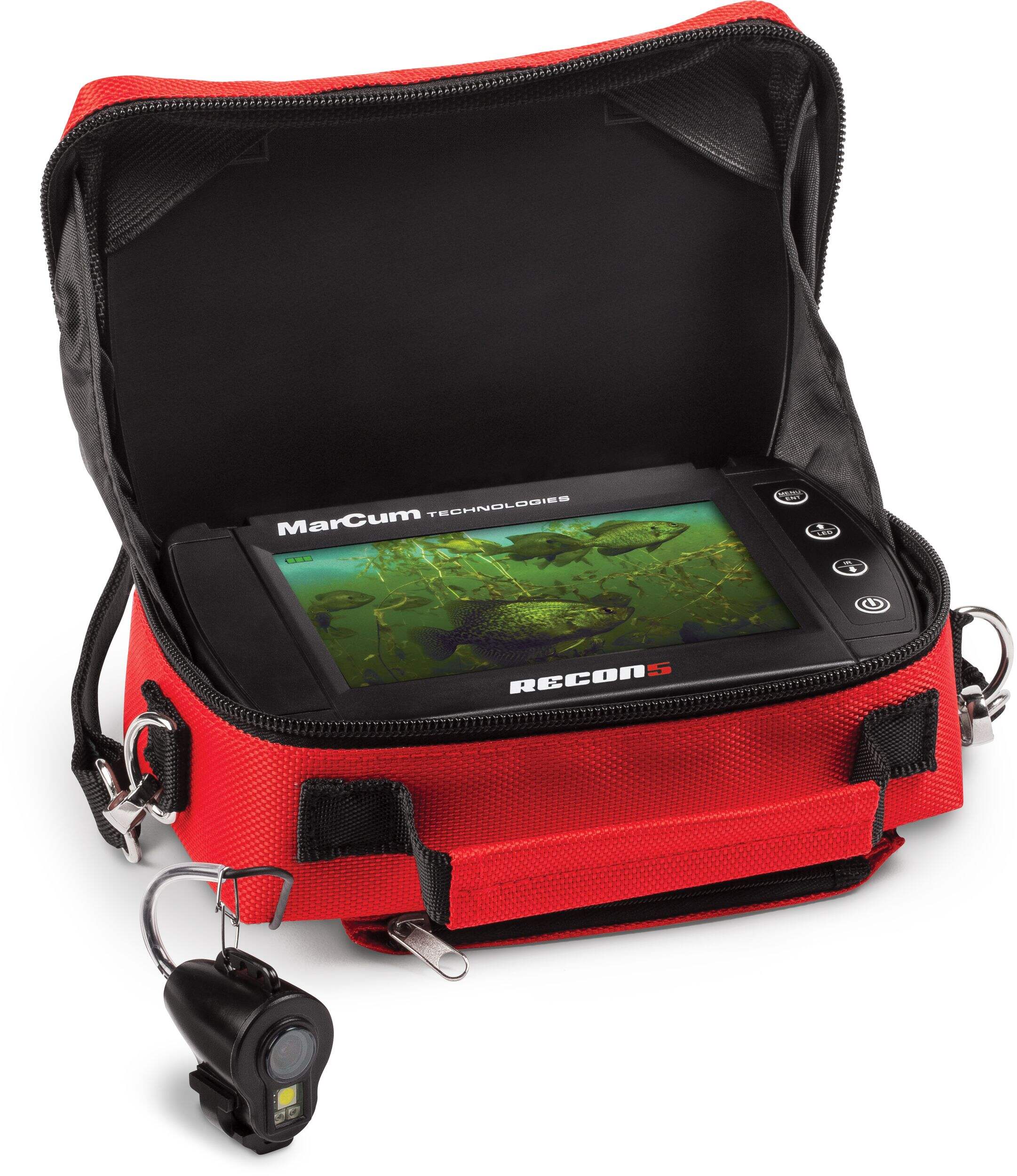 MarCum® Recon 5 Underwater Viewing System with 5" Screen and Infrared Camera Front_Three_Fourths_Angled_Right