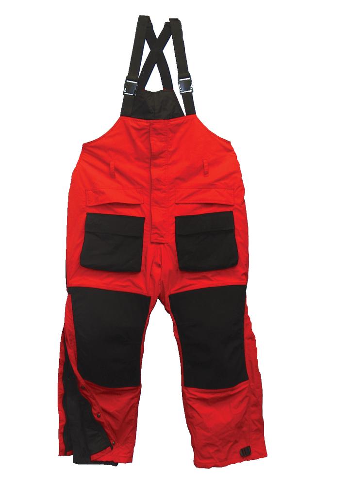 Arctic Armor Bib Pants, Small, Red/Black