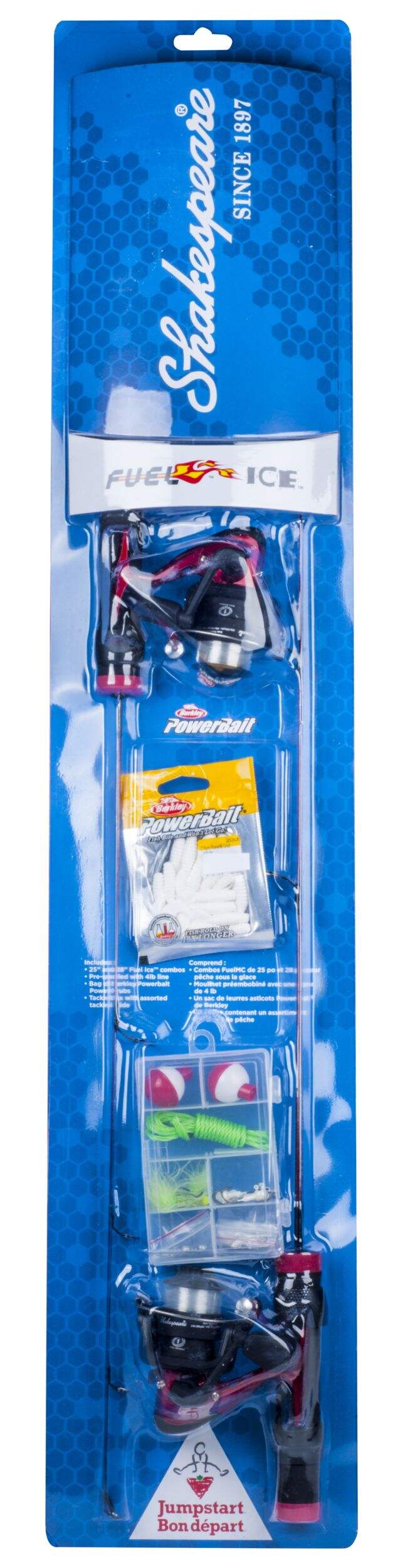 Shakespeare Ice Fishing Jumpstart Combo Kit Front_Flat