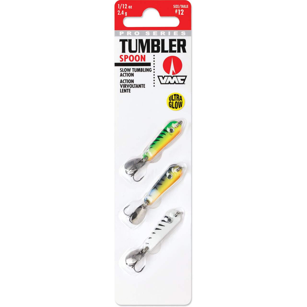 VMC Tingler Spoon Kit, Glow UV, 1/8-oz, 3-pk