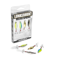 Lunkerhunt Ice Fishing Micro Spoon Kit Composite_or_Mixed