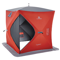 Outbound Ice Fishing Crystal Shelter, 2-Person Front_Three_Fourths_Angled_Right