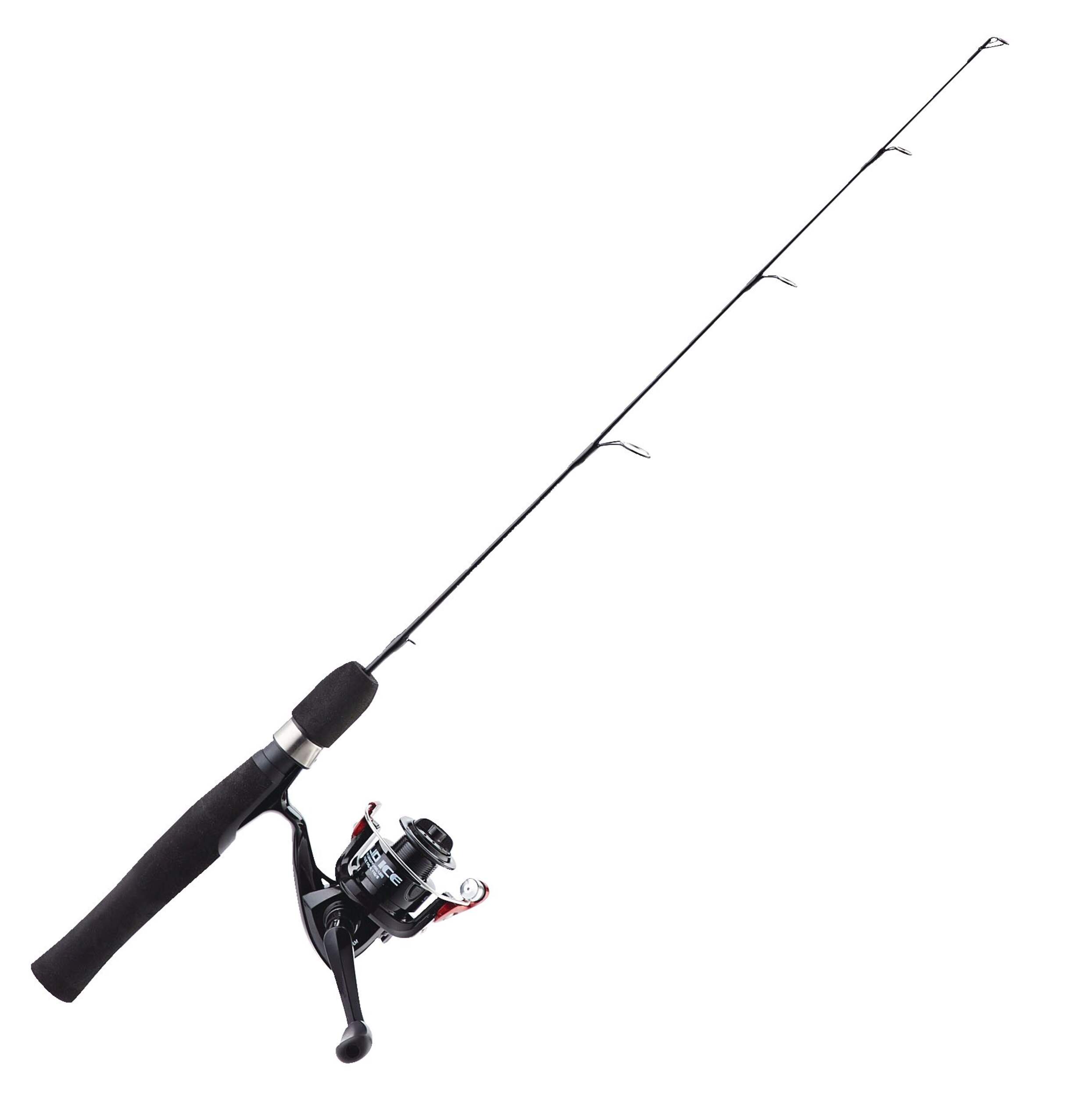 Quantum 25-in Solid Ice Fishing Combo with Medium-Light Rod Back_Angled_Right