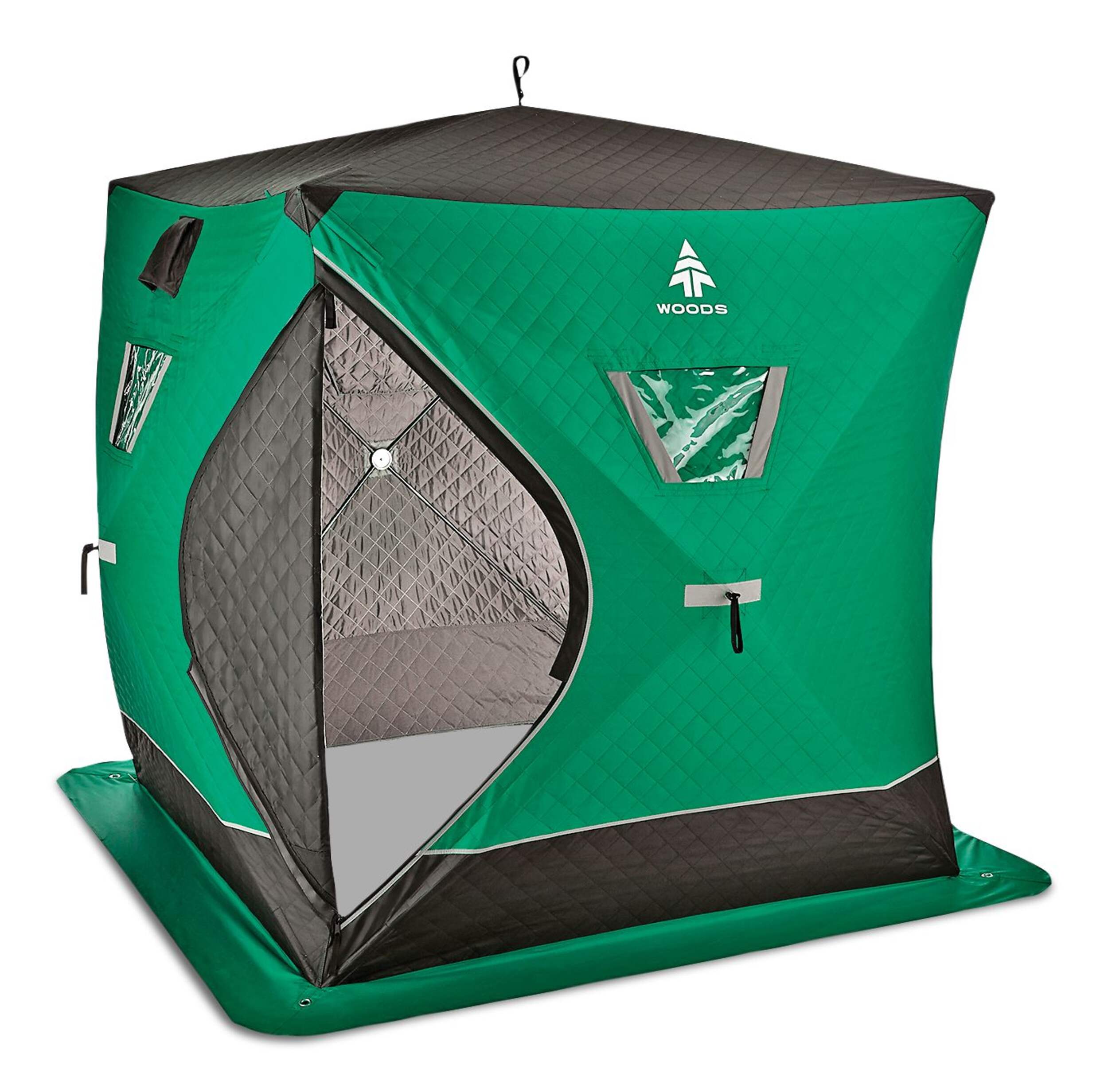 Woods™ Ice Fishing Toaster Shelter, 3- Person Front_Three_Fourths_Angled_Right