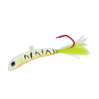 Blue Ice Fishing Fox Lil' Fox Jigging Minnow, Side_Left