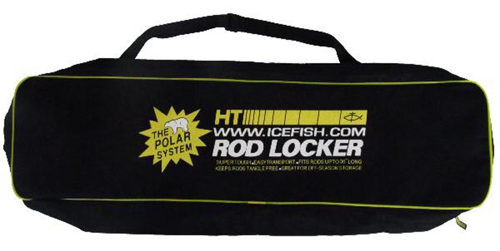 HT Ice Fishing Rod Locker, Black Canadian Tire