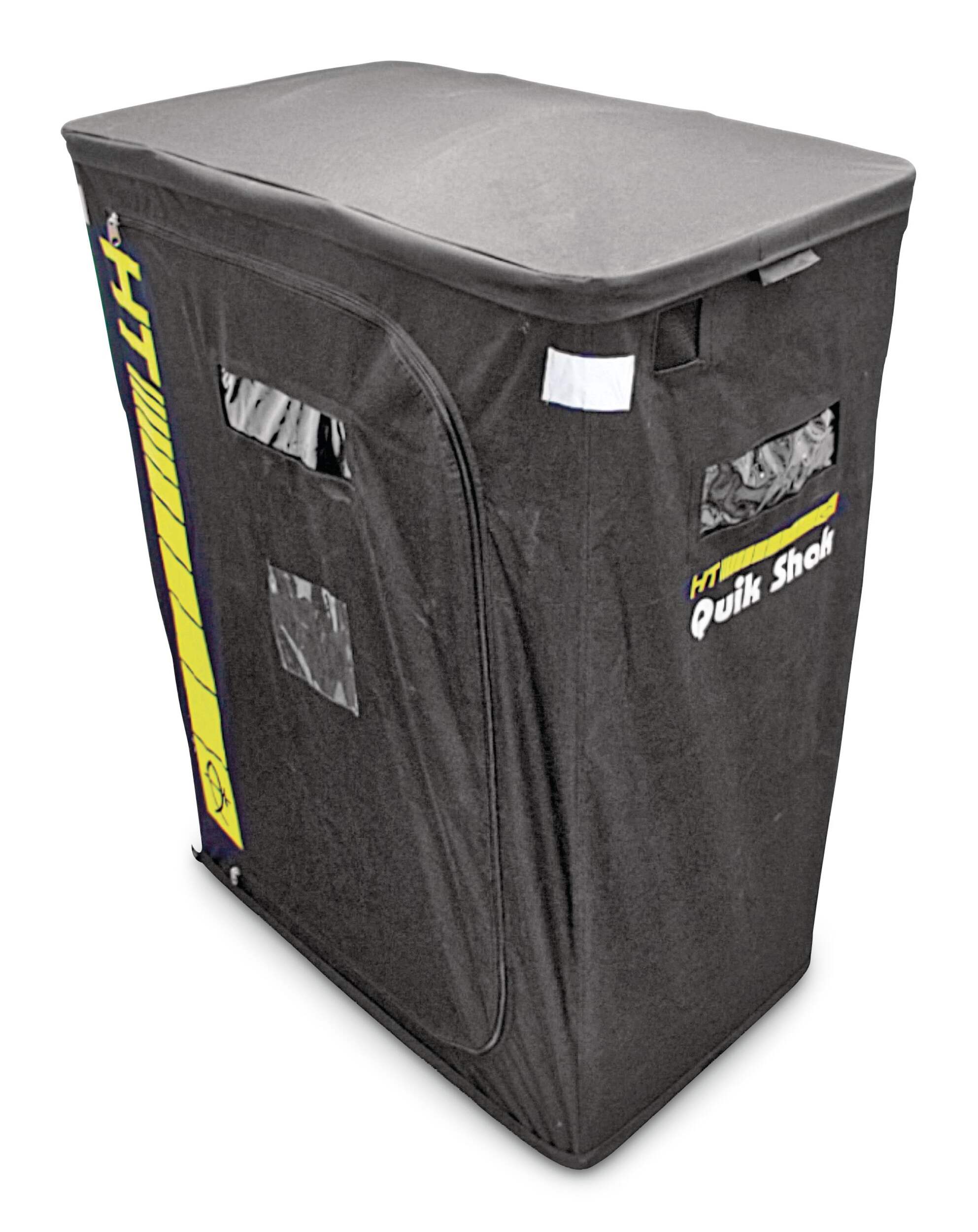 HT Ice Fishing Quick Hut Front_Angled_Left