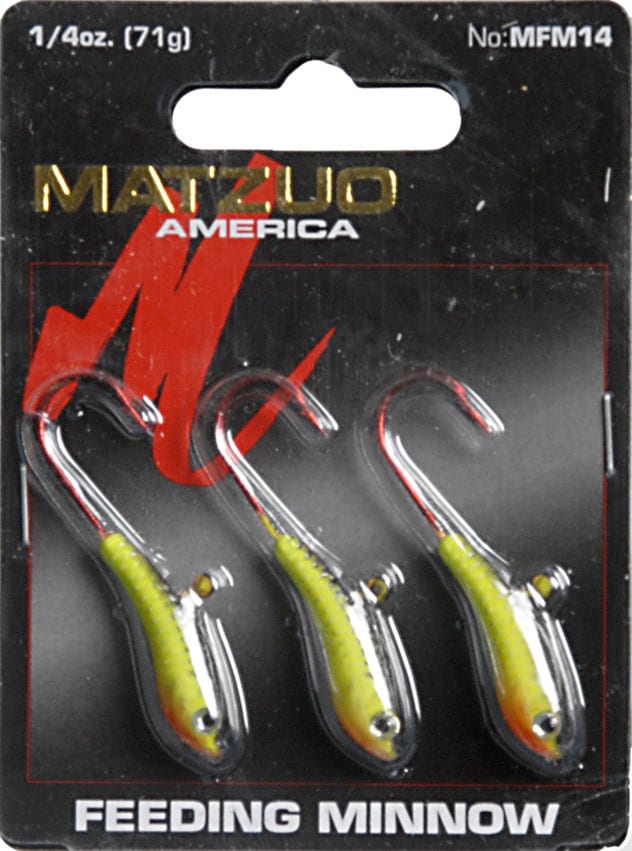 Matzuo Feeding Minnow Jig Heads, 3pk Canadian Tire