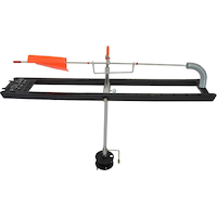 HT Ice Fishing Polar Orange Tip Up Front_Flat