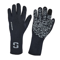 Striker Stealth Black/Grey Water-Resistant Glove with Tech Touch Index Fingertip Composite_or_Mixed