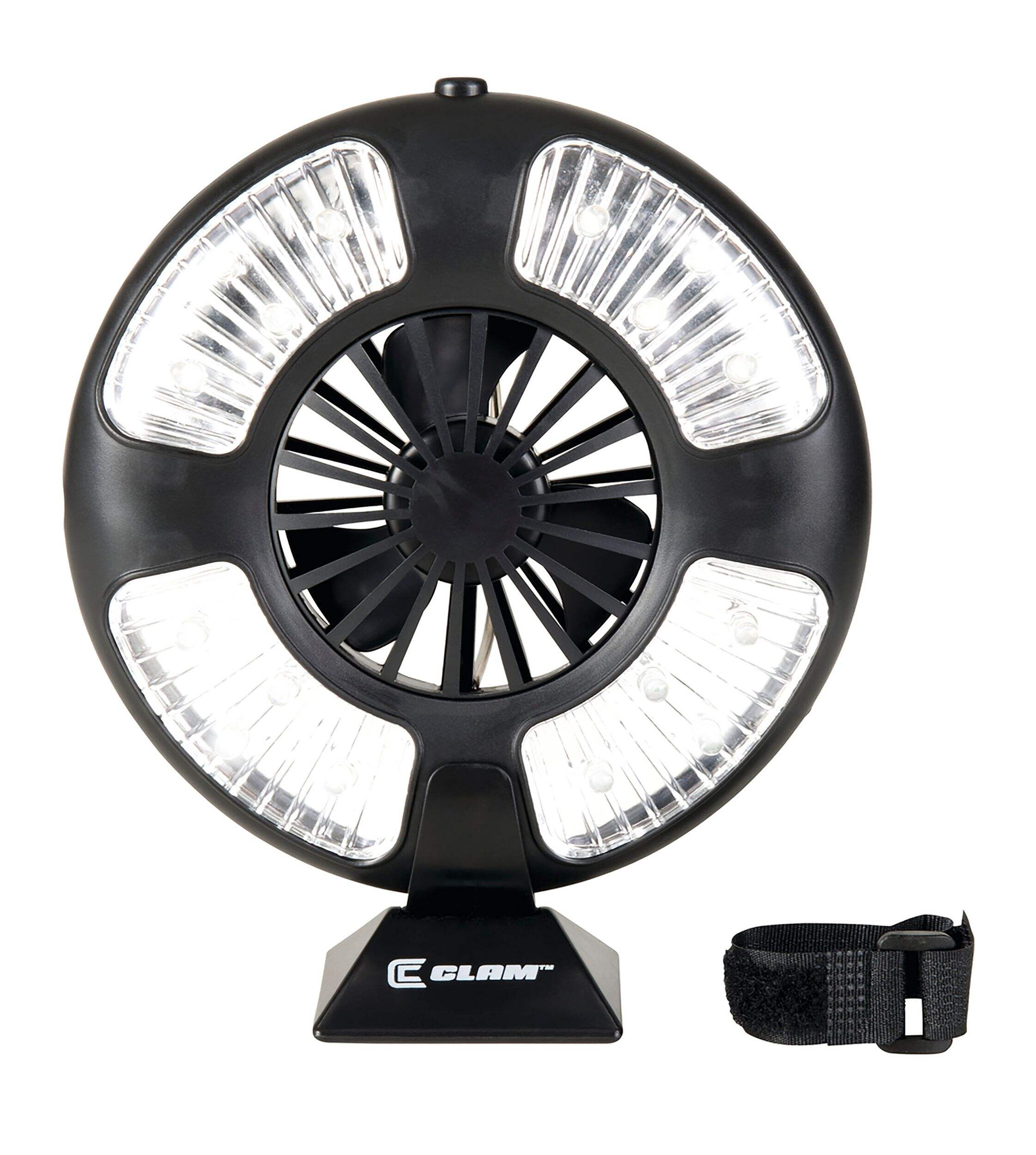 Clam Fan/Light LED, Small Front_Flat