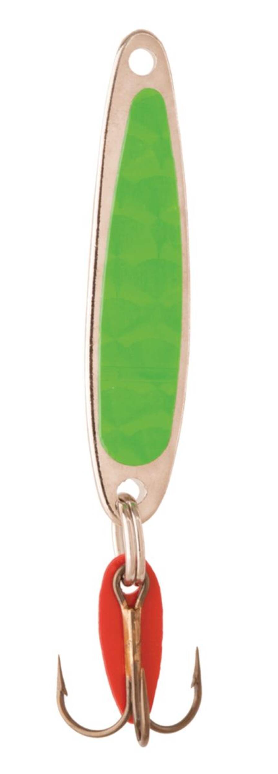 Leurre à dandiner Swedish Pimple, chartreuse nickel, 1/10 oz Front_Flat