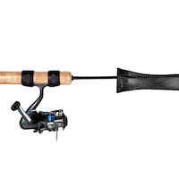 Ice Fishing Rod Glove with Rod Protection, Black, 21-in