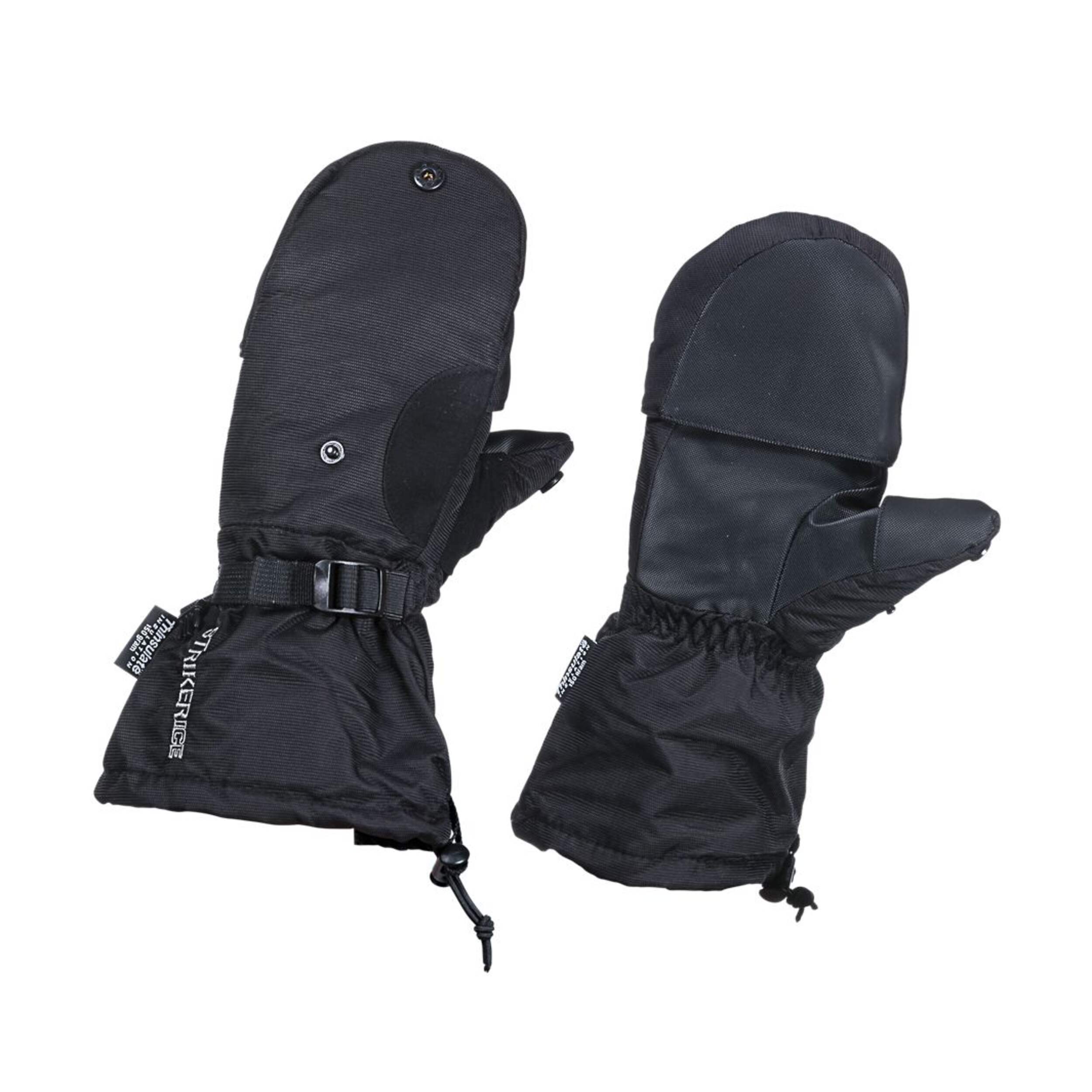 Striker Crossover Unisex Black Insulated Flip Mitt, X-Large Composite_or_Mixed