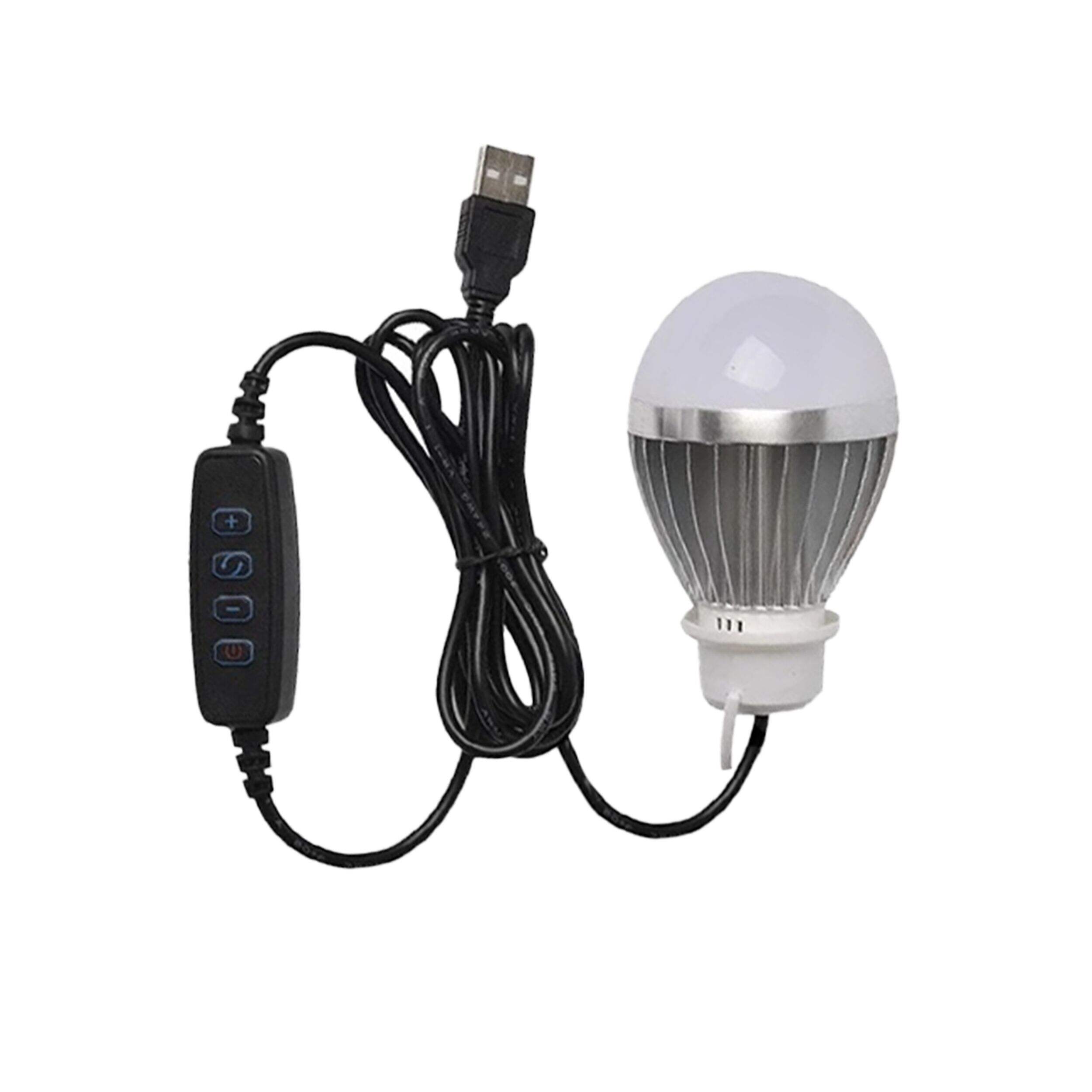 Norsk USB Dimmable LED Light Bulb Front_Flat