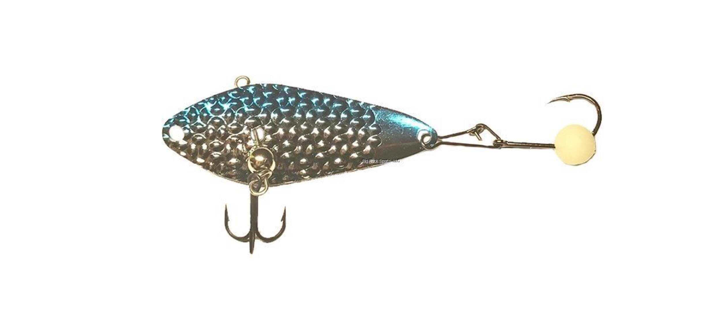 Cuiller Freedom Tackle Hammered Minnow, argent et or, 3/8 oz Side_Left