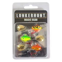 Lunkerhunt Magic Bean Kit, 3 Piece, 1/4oz Front_Flat