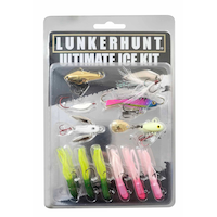 Lunkerhunt Ultimate Ice Fishing Kit, 12 Piece Front_Flat