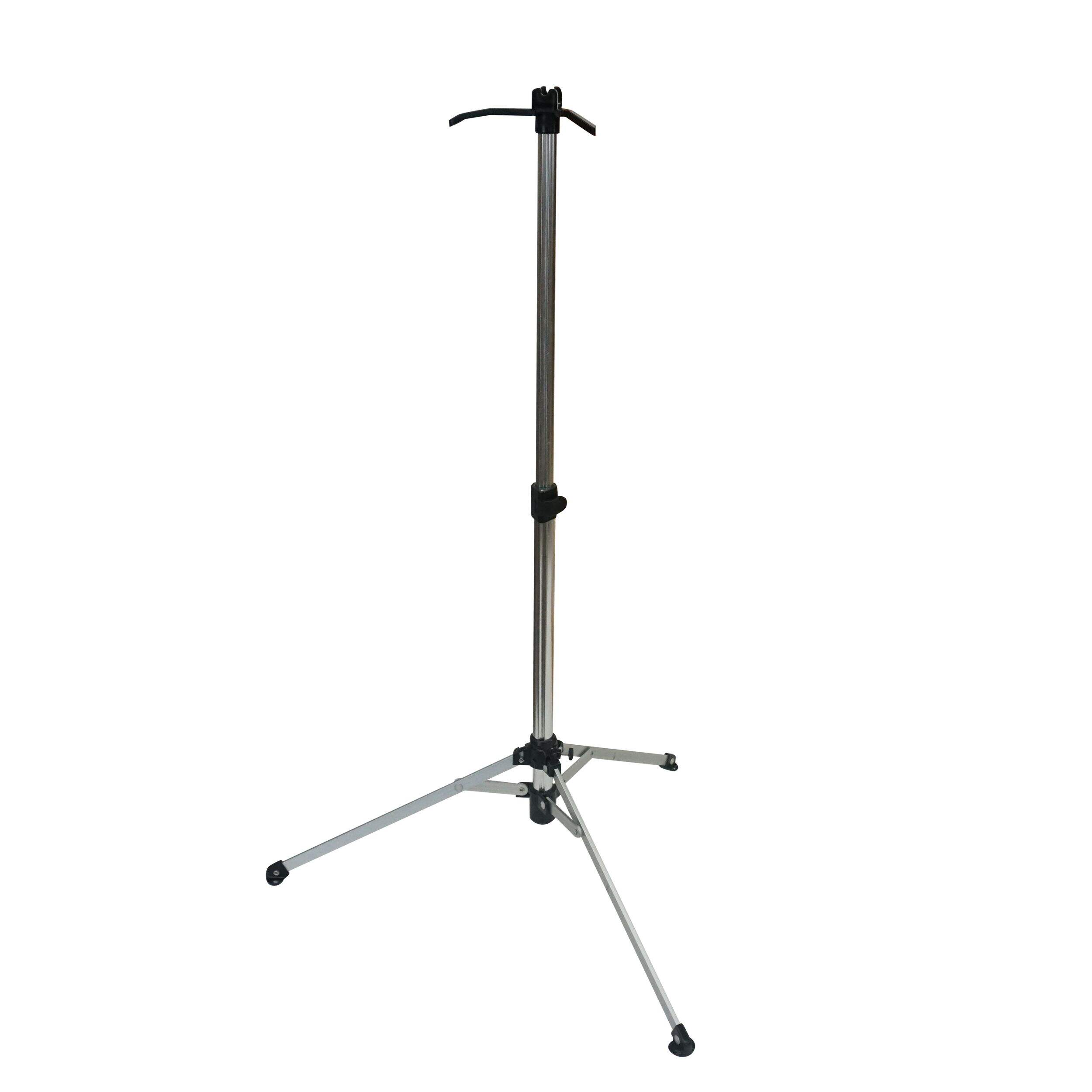 HT Rock-It Adjustable Aluminum Tip-Up with 3-Leg Base Front_Angled_Left