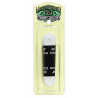 Moneysworth & Best Flat Sport Shoe Laces for Casual/Athletic Shoes, 54-in, 1-pr, White Front_Flat