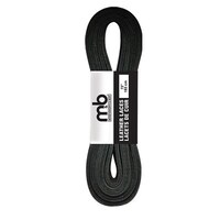 Moneysworth & Best Leather Shoe Laces for Deck Shoes/Crafts/Sports Equipment, 72-in, Black