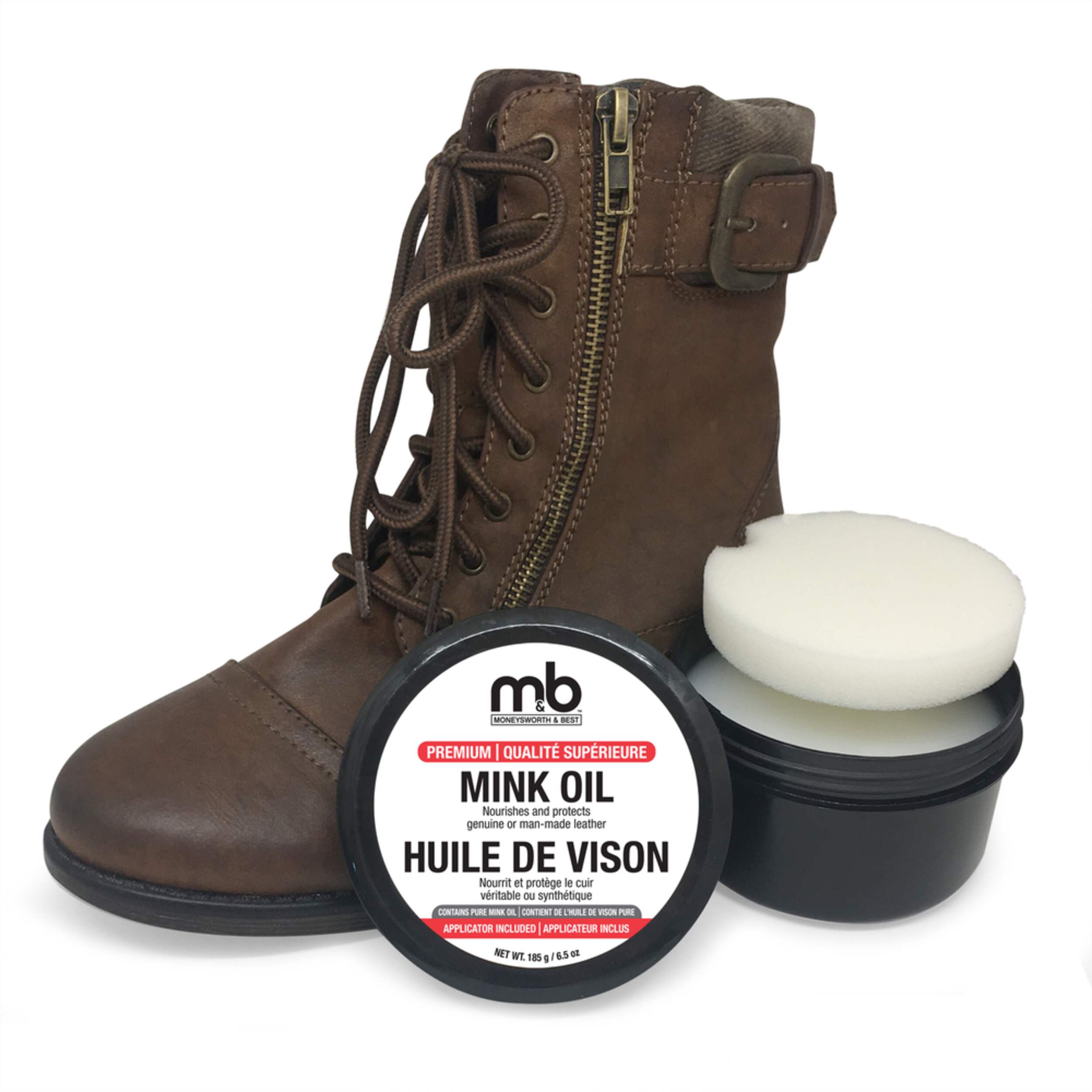 Moneysworth & Best Mink Oil, 185-g Composite_or_Mixed