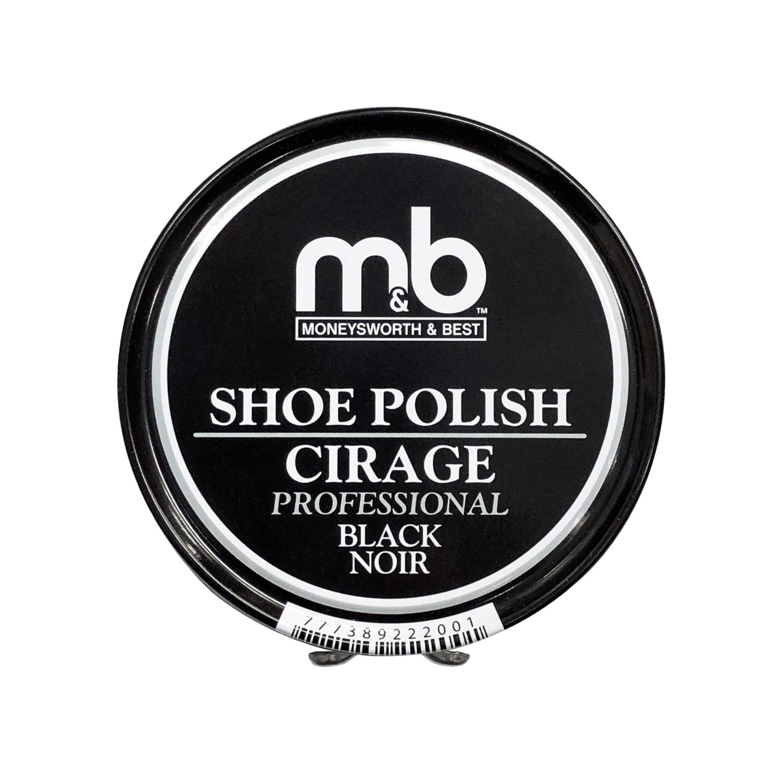 Moneysworth & Best Professional Paste Polish, Black, 70-g Overhead_Flat
