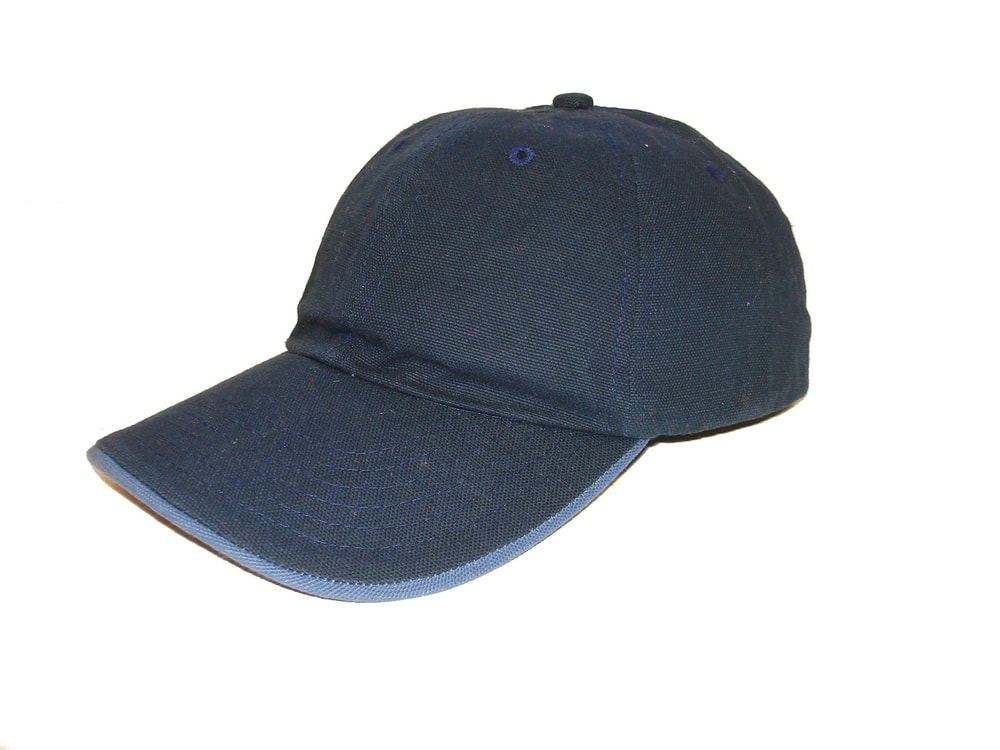 Navy Blue Golf Tennis Sports Brushed Cotton Visor Visors Sun Cap Caps Hat  Hats