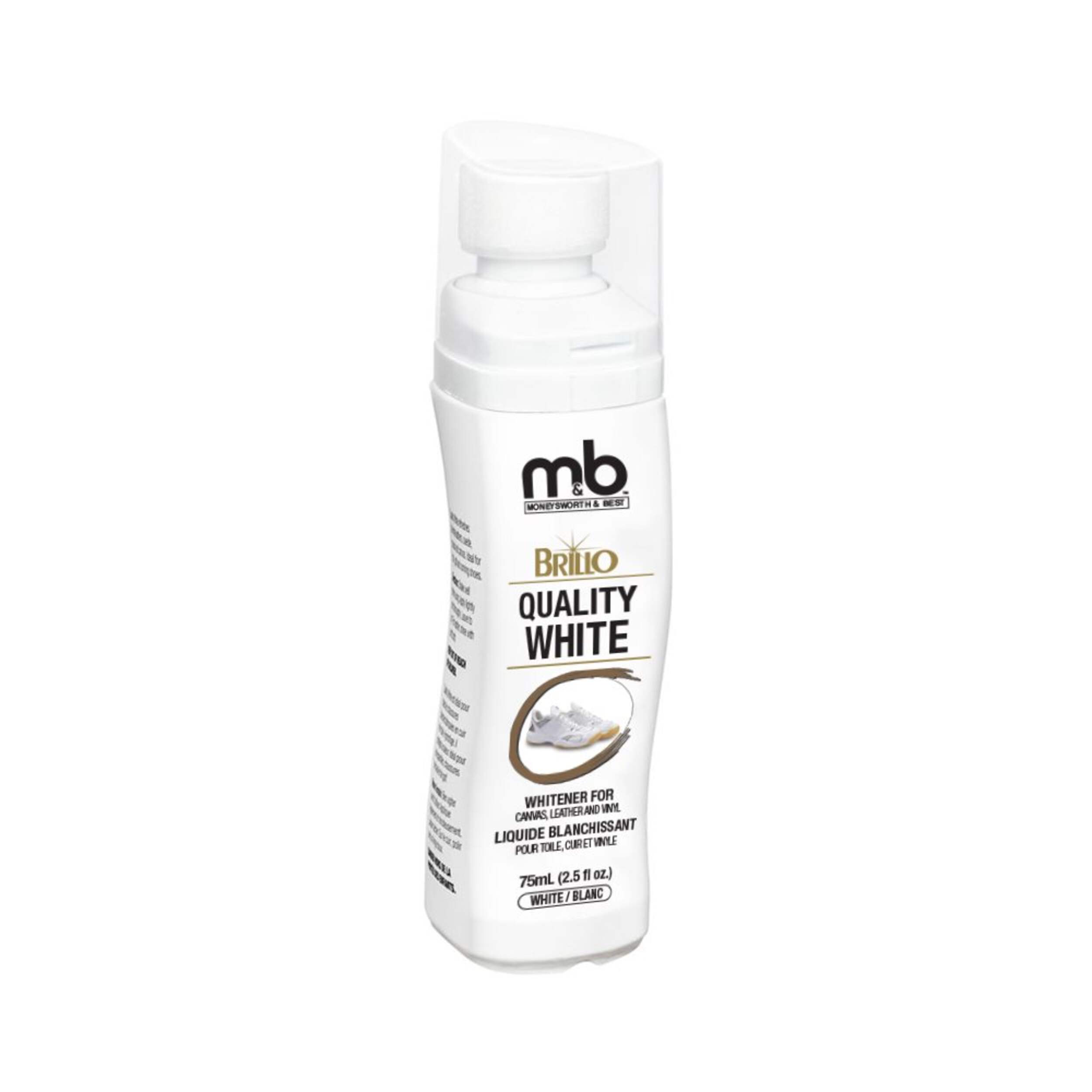 Moneysworth & Best Quality White Polish, 75-mL Front_Angled_Right