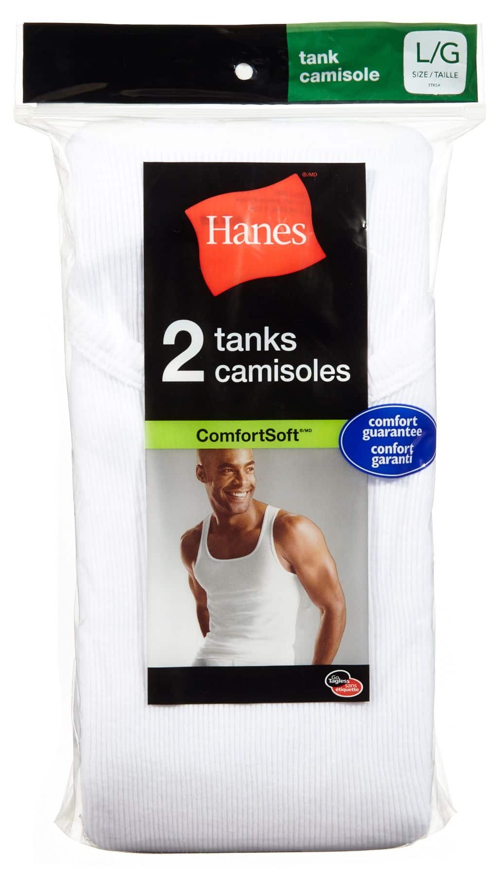 Hanes Women's Stretch Cotton Sport Top 2-Pack, White/White, Size-S :  : Clothing, Shoes & Accessories