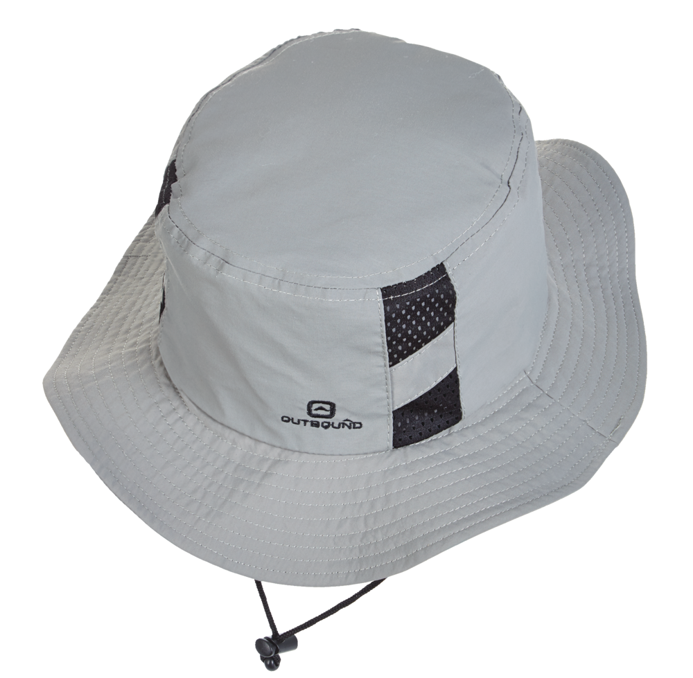 Outbound Women's Reversible Bucket Hat, Black/Polka Dots