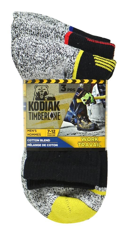 Kodiak - Work safety socks, pk. of 2. Colour: black. Size: 7-12 | Rossy