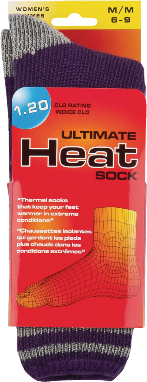 Heat Holders Women's Thermal Socks, Purple 