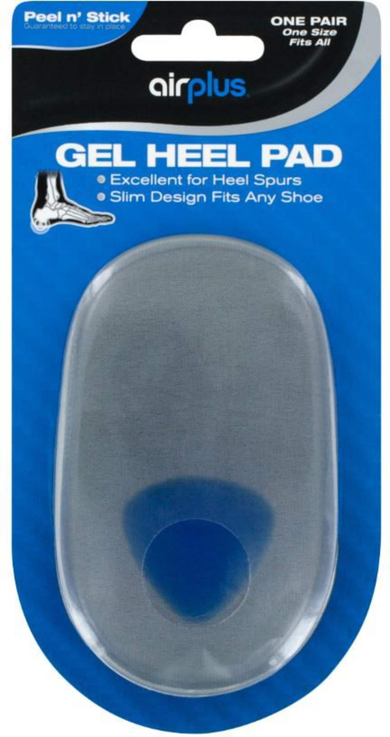 Airplus Gel Heel Cushion Front_Flat