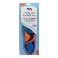 Moneysworth & Best Everyday Massaging Gel Insole, Men's, 2-pk Front_Flat