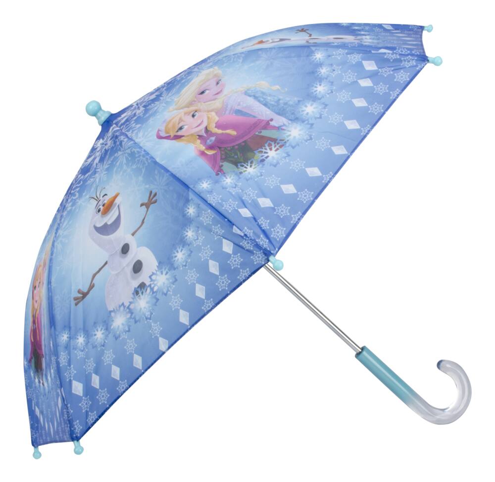 Turquoise MercoPol 10412 Parapluie La Reine des Neiges « Elsa et Anna » » Plastique 56 x 72 x 72 cm