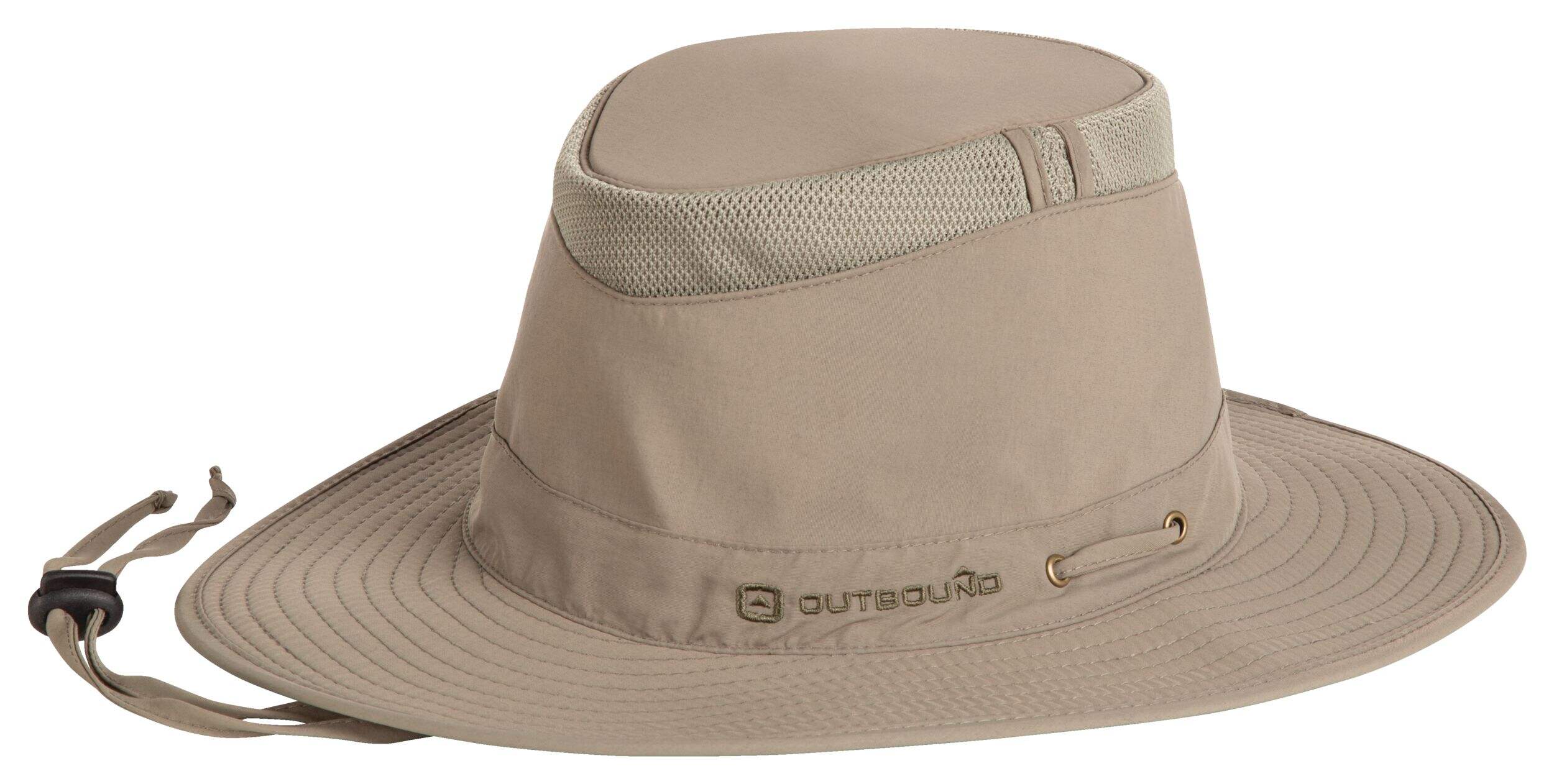 Outbound Nylon Mesh Wide Brim Hat Front_Angled_Left