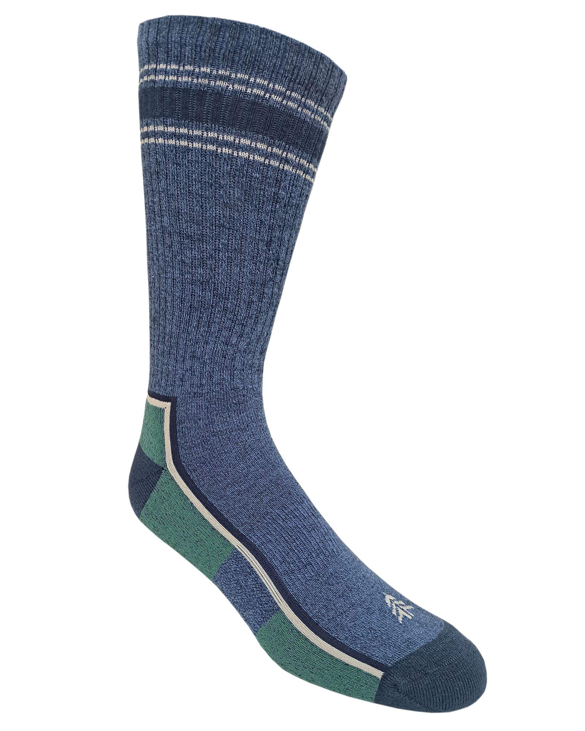 Mi-chaussettes de randonnée en mélange de laine mérinos pour hommes Woods Front_Three_Fourths_Angled_Right
