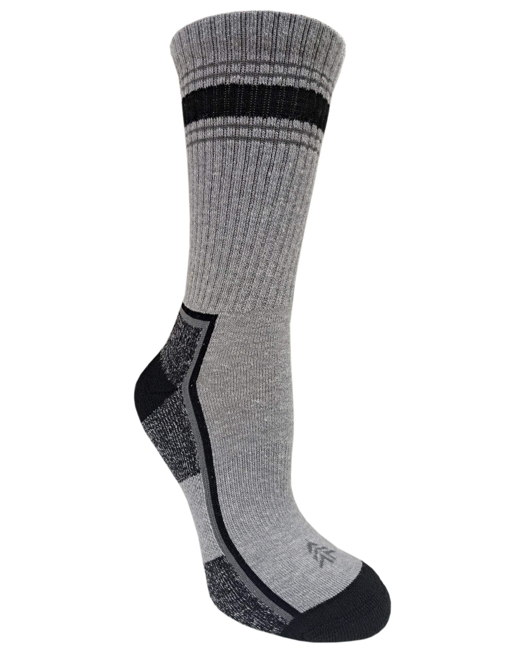 Mi-chaussettes de randonnée en mélange de laine mérinos pour femmes Woods Side_Right