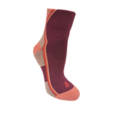 Mi-chaussettes 1/4 de randonnée en mélange de laine mérinos pour femmes Woods Side_Right