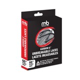 Moneysworth & Best KARBON-S™ Unbreakable Shoe Laces for Work/Hiking Boots, 60-in, Black Front_Three_Fourths_Angled_Right