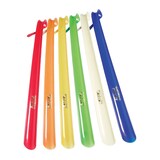 Plastic Shoe Horn with Hook, Assorted Colours, 18-in Overhead_Plunge
