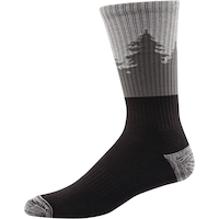 Woods™ Men's Hiking Socks, Black/Grey