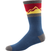 Woods™ Men's Hiking Socks, Blue/Grey Side_Left