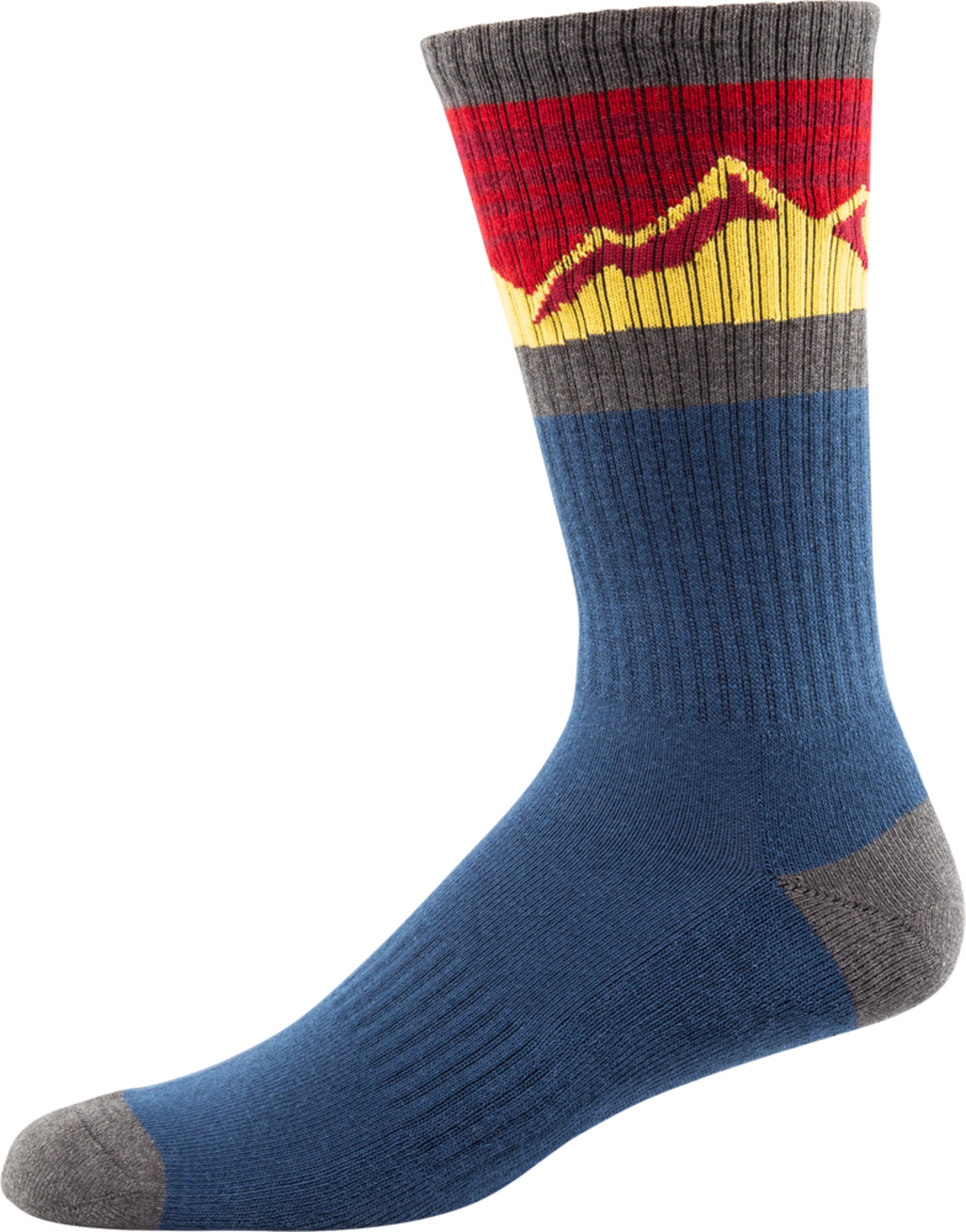 Woods™ Men's Hiking Socks, Blue/Grey Side_Left