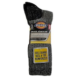 Dickies Men's Wool Blend Work Socks, Grey, 3-pk Front_Flat