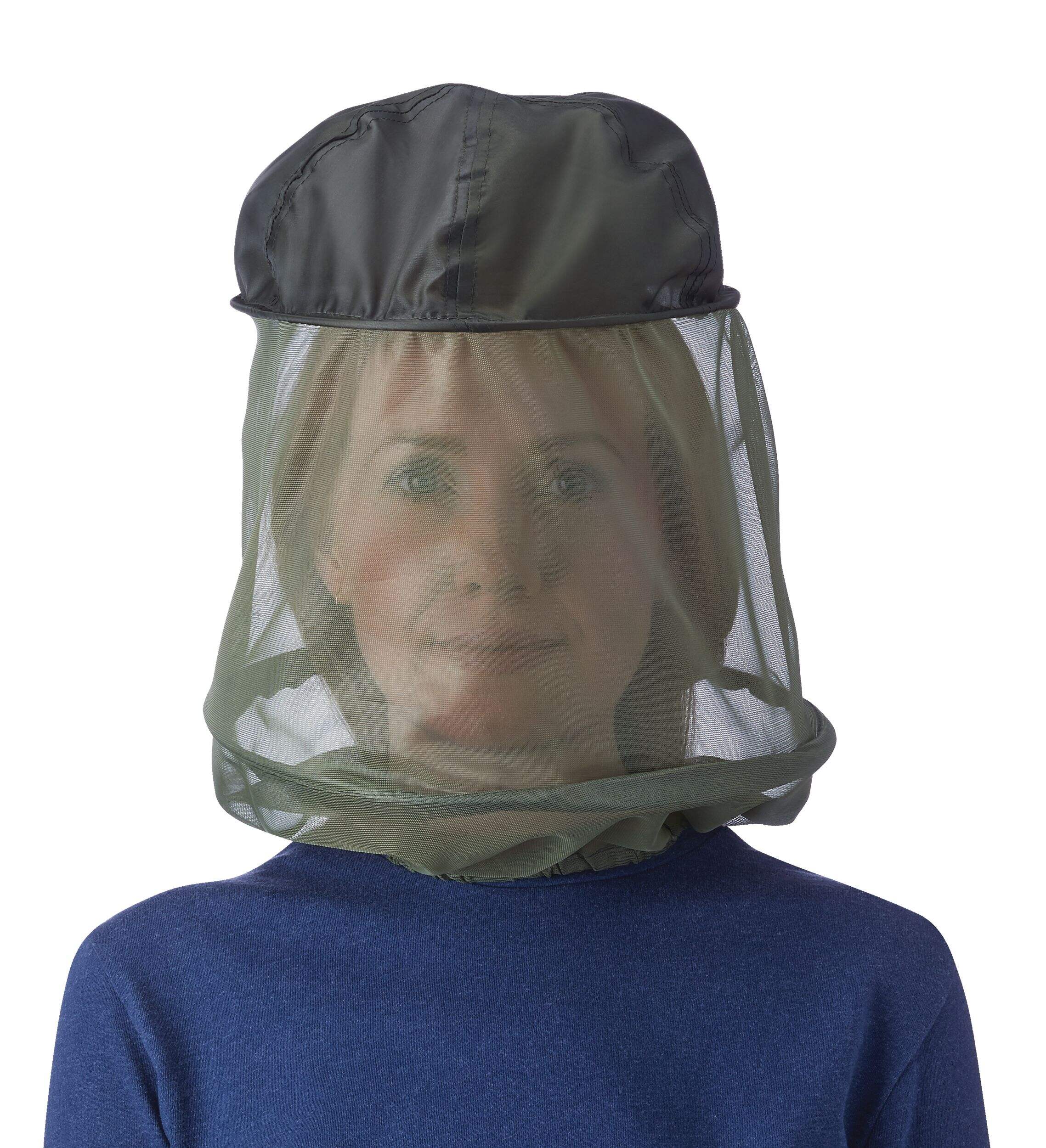 Adult Bug-Resistant Mesh Head Net for Camping/Fishing/Hiking/Gardening Front_Elevated
